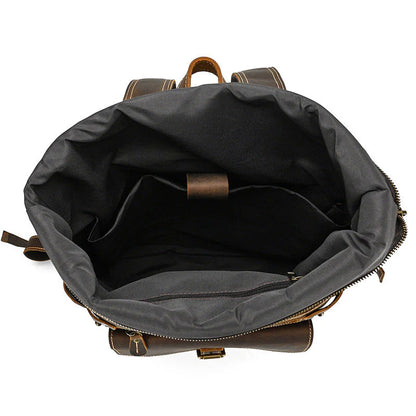 FEROZWALA BAG Retro Travel And Everyday Backpack Unisex- Vintage Brown