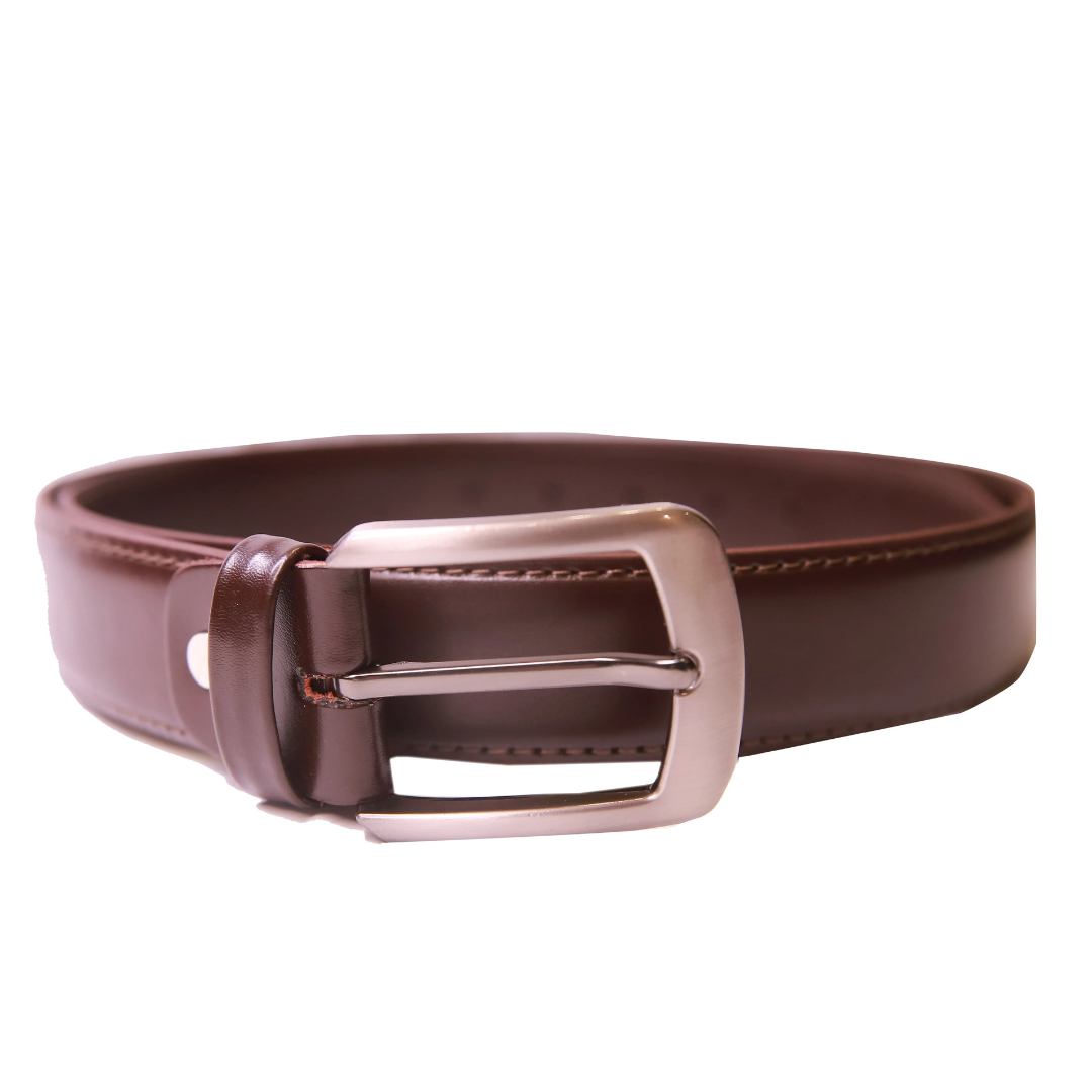 PESHAWAR BELT Decent And Formal Leather Belt Brown