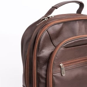 ISLAMABAD BACKPACK Voyager's Spacious Backpack Leather Lifetime Backpack Brown