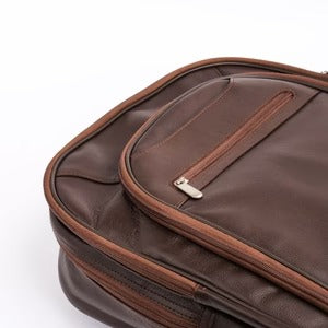 ISLAMABAD BACKPACK Voyager's Spacious Backpack Leather Lifetime Backpack Brown