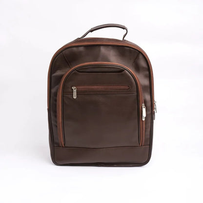 ISLAMABAD BACKPACK Voyager's Spacious Backpack Leather Lifetime Backpack Brown