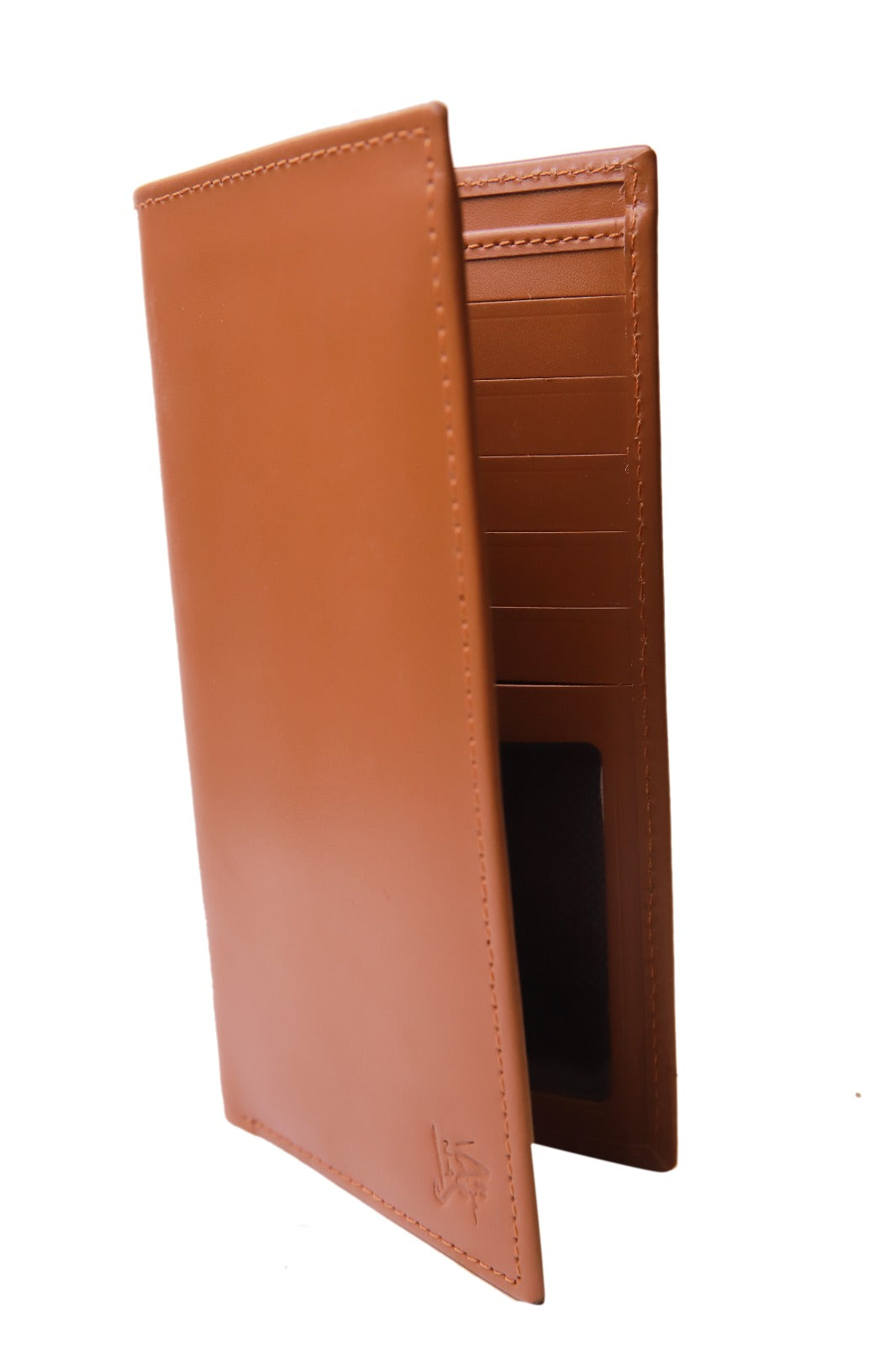 LAHORE WALLET Versatile Leather Long Wallet All Purpose Long Leather Wallet Tan Brown