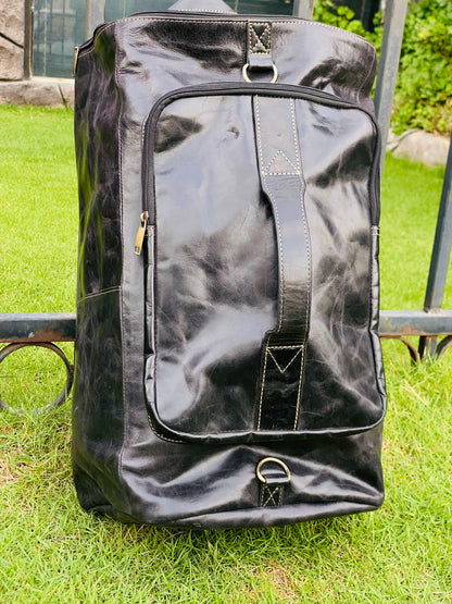 CHINIOT CONVERTIBLE BACKPACK, LEATHER 2 in 1 Duffle Bag.