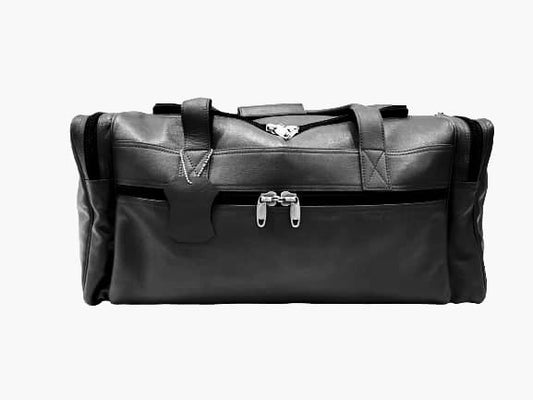 TEXAS BAG Genuine Leather Black Duffle Bag Iconic Travel Bag For Just Modern Adventurers