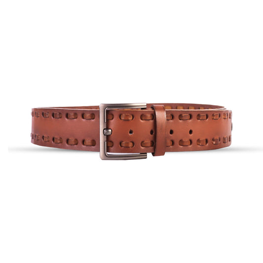 PAKISTAN BELT PRO Elegant Genuine Leather Braided Bel