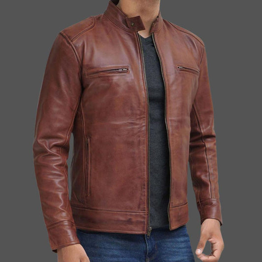 MEHMAND TULLA JACKET Genuine Leather Bomber Jacket For Men