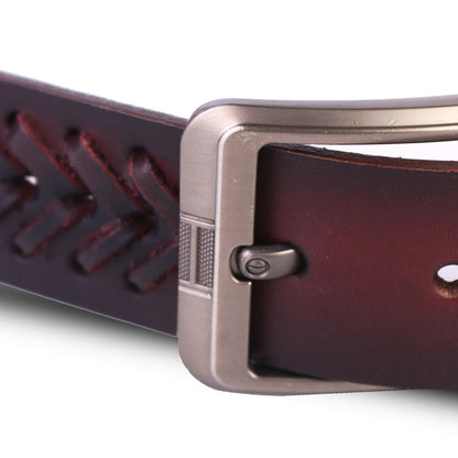 PAKISTAN BELT PRO Elegant Genuine Leather Braided Bel