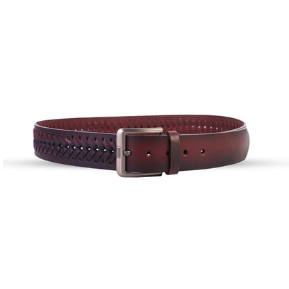 PAKISTAN BELT PRO Elegant Genuine Leather Braided Bel