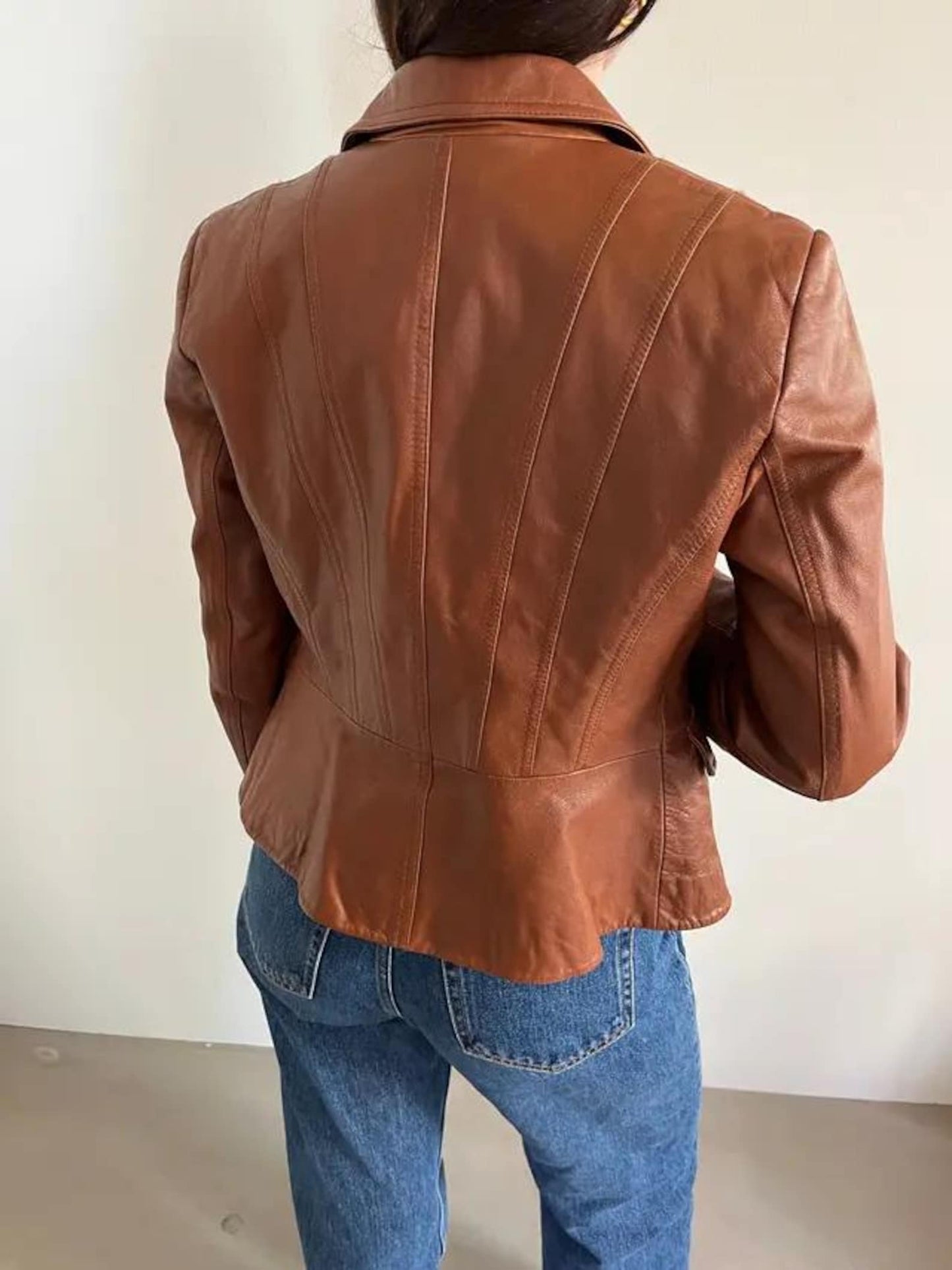 MIRPUR KHAS JACKET Genuine Leather Blazer Style Jacket For Women