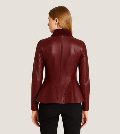 SHER KOT JACKET Genuine Leather Blazer Style Jacket For Women