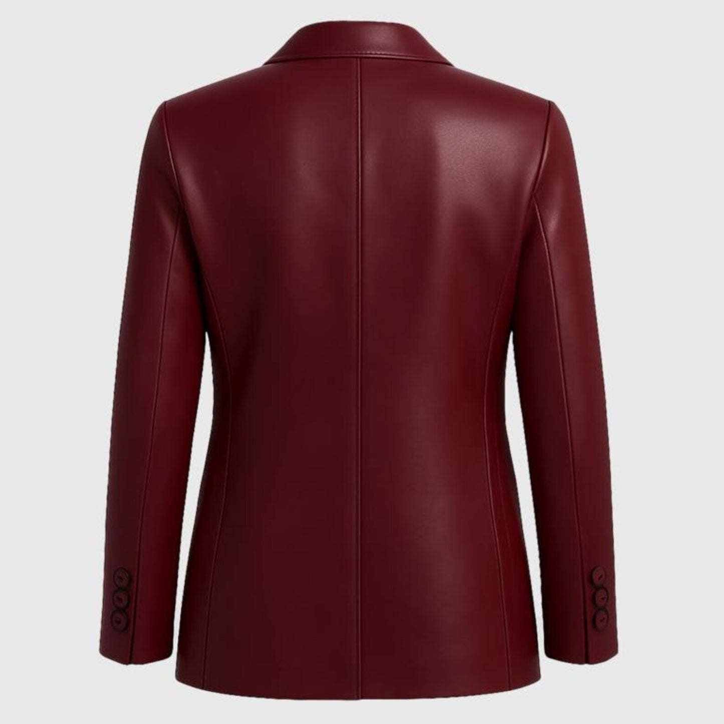 UMERKOT JACKET Genuine Leather Blazer Style Jacket For Women- Red